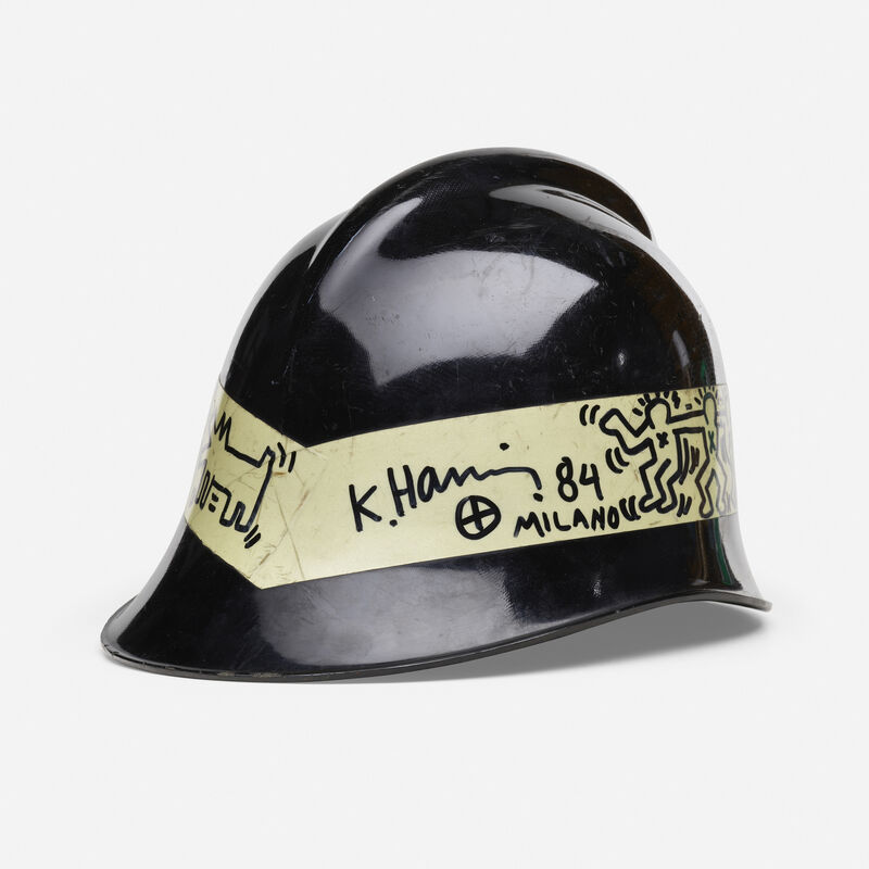 Keith Haring, ‘Untitled (City of Milano fireman's helmet)’, 1984, Other, Marker on helmet, Rago/Wright/LAMA
