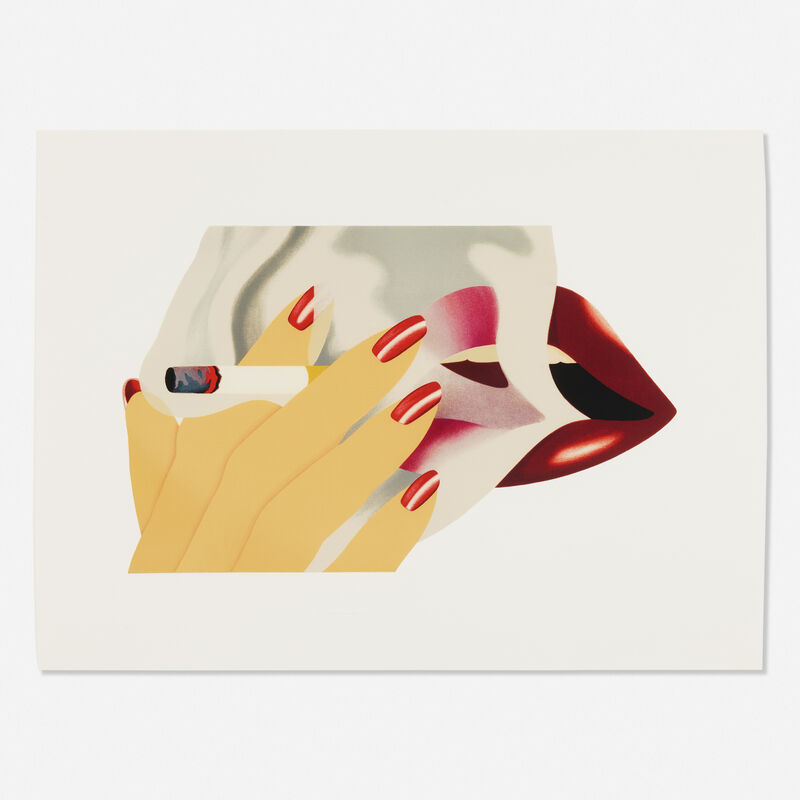 Tom Wesselmann, ‘Smoker’, 1976, Print, Lithograph in colors with embossing on Arches, Rago/Wright/LAMA