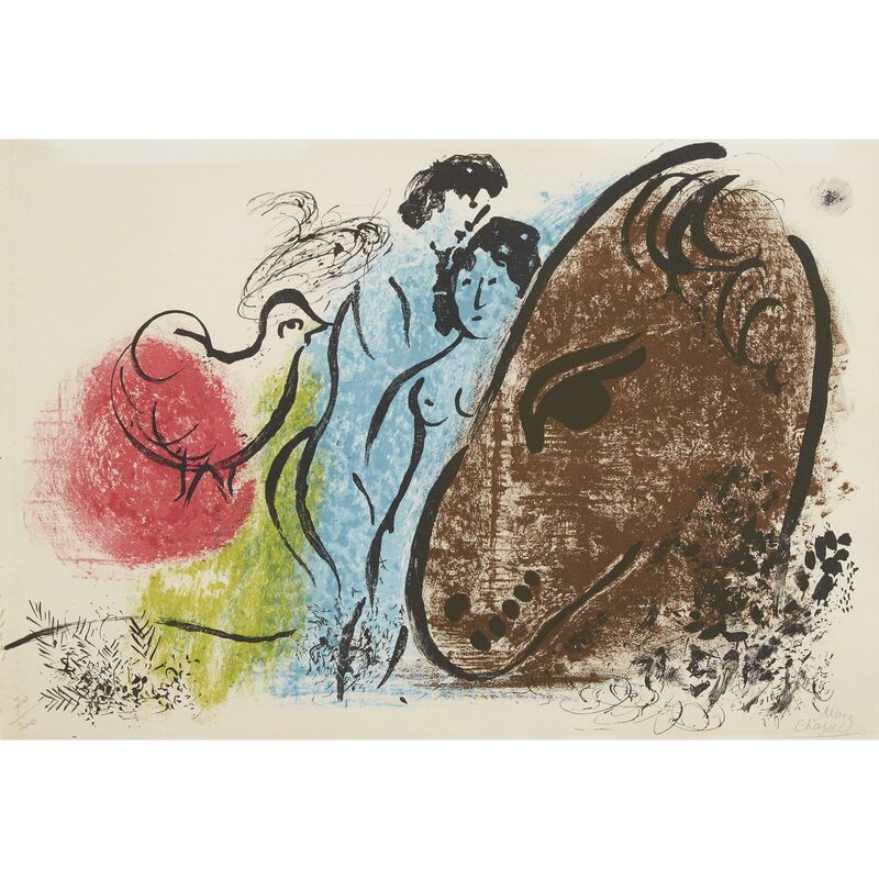 Marc Chagall, ‘Le Cheval Brun’, 1952, Print, Color lithograph on wove paper, Freeman's