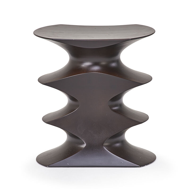 Jacques Herzog, ‘Stool/Side Table, Germany’, 2000s, Design/Decorative Art, Carved And Stained Wood, Rago/Wright/LAMA