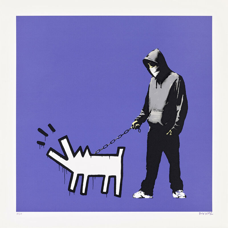 Banksy, ‘Choose Your Weapon (Dark Purple)’, 2010, Print, Screenprint in colours, on wove paper, with full margins., Phillips