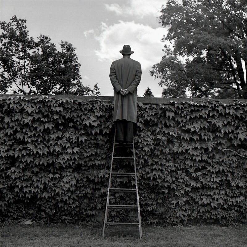 Rodney Smith, ‘A.J. Looking Over Ivy-Coverd Wall’, 1994, Photography, Archival pigment print, Gilman Contemporary