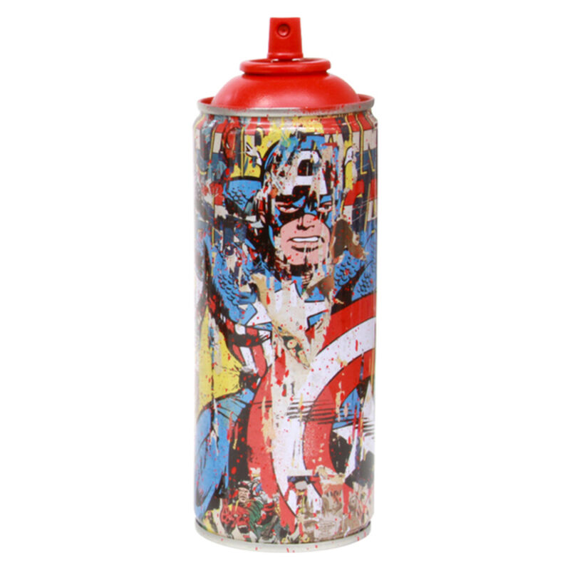 Mr. Brainwash, ‘Captain America’, 2020, Sculpture, Spray can, AYNAC Gallery