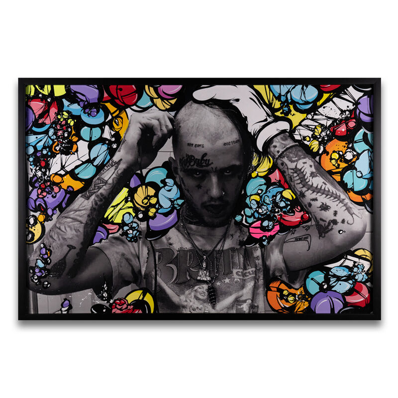 2SHAE, ‘Peep’, 2020, Painting, Acrylic on vinyl (framed), EWKUKS