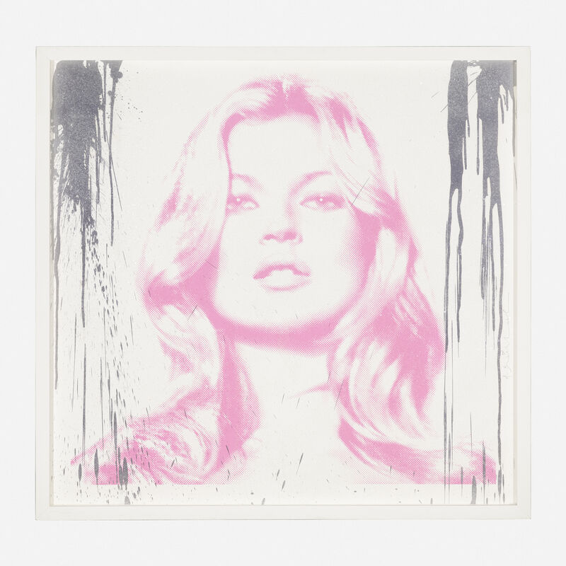 Mr. Brainwash, ‘Kate Moss’, c. 2018, Mixed Media, Mixed media and glitter on paper, Rago/Wright/LAMA