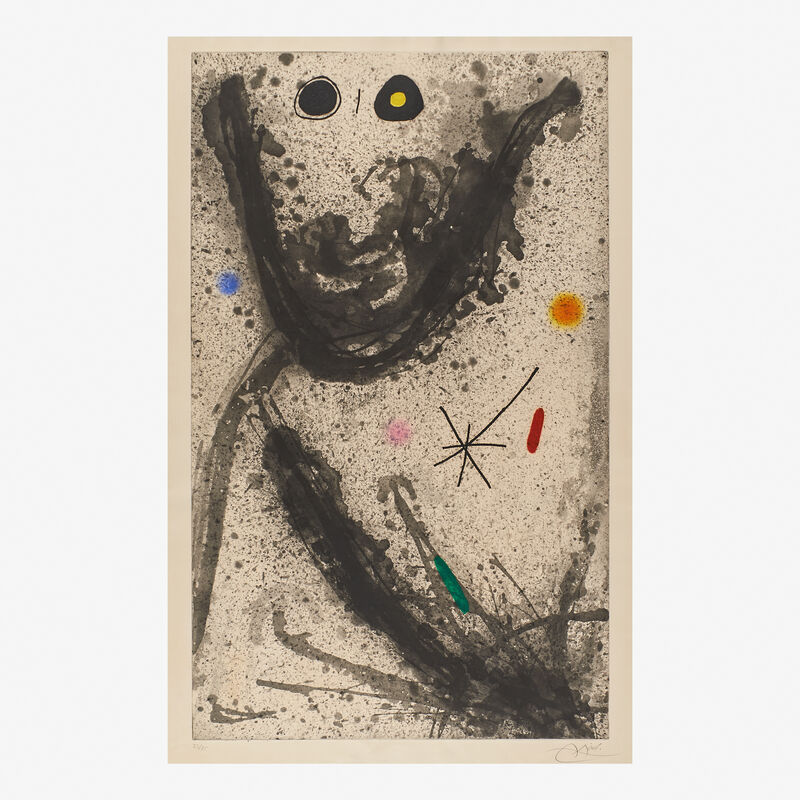 Joan Miró, ‘Le Puisatier’, 1969, Print, Etching, aquatint and carborundum in colors on Arches paper (framed), Rago/Wright/LAMA