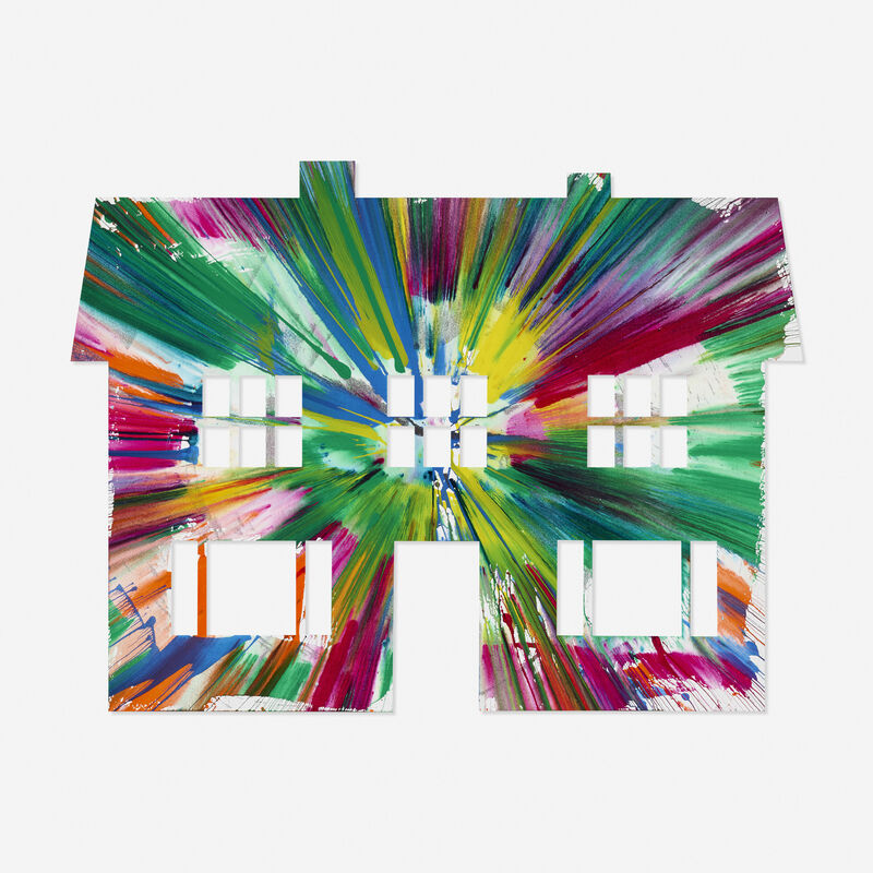 Damien Hirst, ‘House Spin Painting’, 2009, Print, Acrylic on paper, Rago/Wright/LAMA