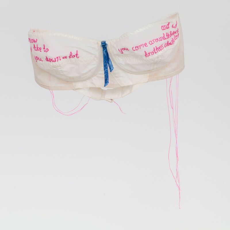 Zoë Buckman, ‘Brother's Clown’, 2014, Mixed Media, Embroidery on vintage lingerie, Goodman Gallery