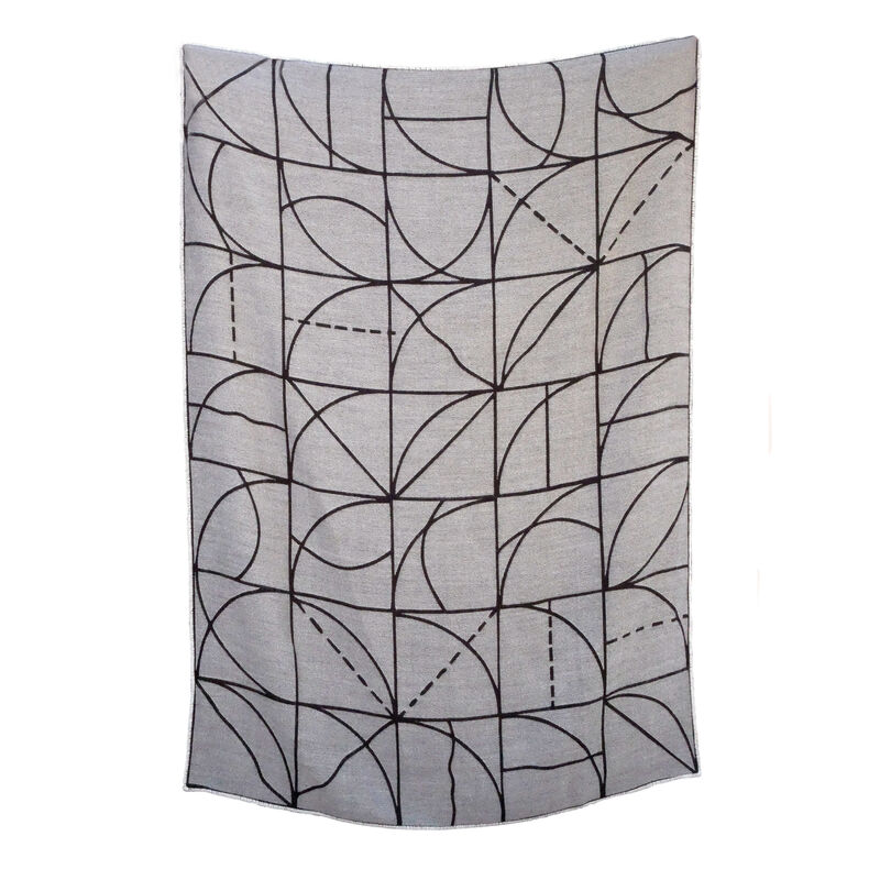 Sol LeWitt, ‘Lines and Arcs Reversible Throw ’, 2020, Design/Decorative Art, 100% Peruvian Alpaca fleece, Artware Editions