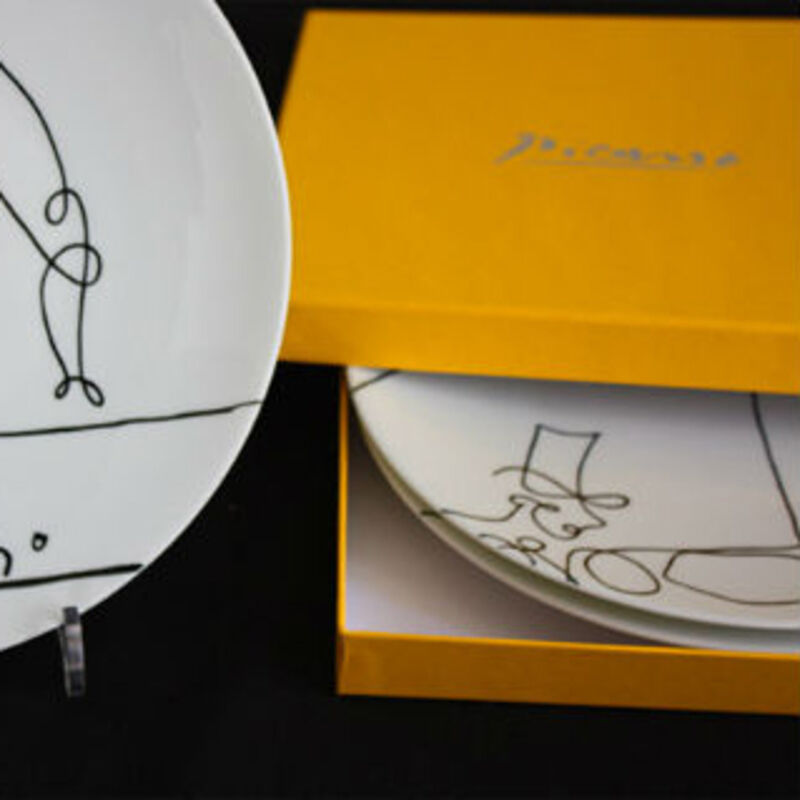 Pablo Picasso, ‘Dinner Plates (The Horse Trainer)’, 2016, Design/Decorative Art, Porcelain, Artware Editions