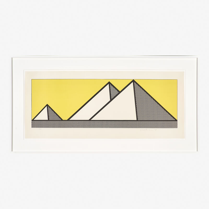 Roy Lichtenstein, ‘Pyramids’, 1969, Print, Lithograph in colors (framed), Rago/Wright/LAMA