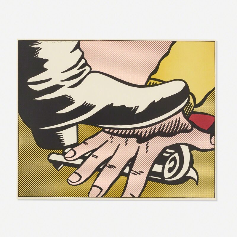 Roy Lichtenstein, ‘Foot and Hand’, 1964, Print, Offset lithograph on white wove paper, Rago/Wright/LAMA
