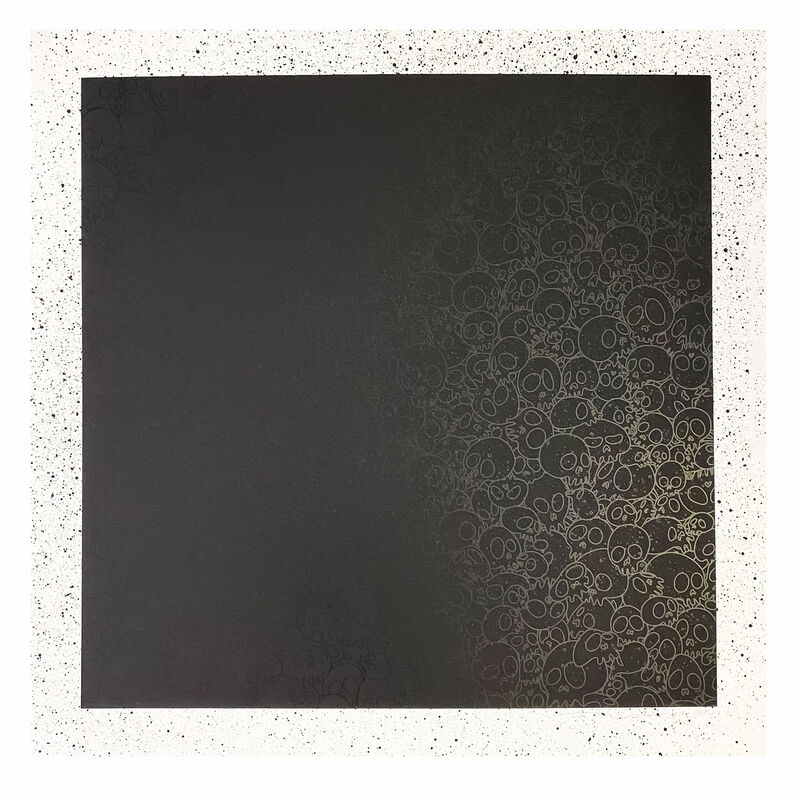 Takashi Murakami, ‘©TM/KK For BLM. Black Skulls Square’, 2020, Print, Screenprint in colors on wove paper, Artsy x Capsule Auctions