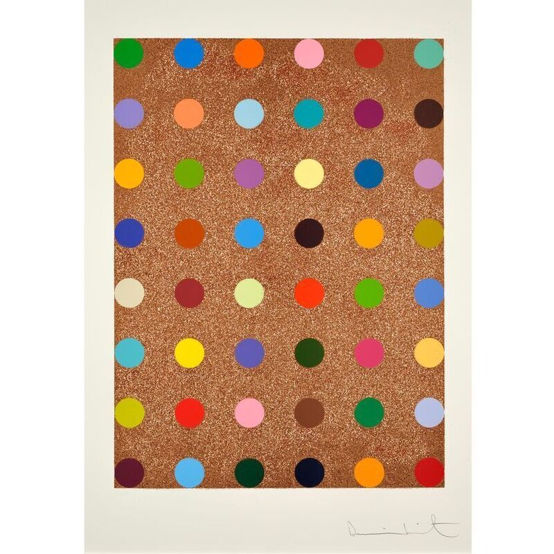 Damien Hirst, ‘Carvacrol (with Bronze Glitter)’, 2008, Print, Silkscreen with Bronze Glitter, Weng Contemporary