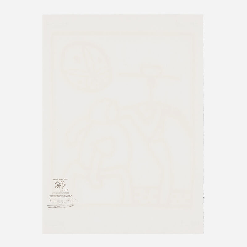 Keith Haring, ‘Untitled (Kutztown)’, 1989, Print, Screenprint, Rago/Wright/LAMA