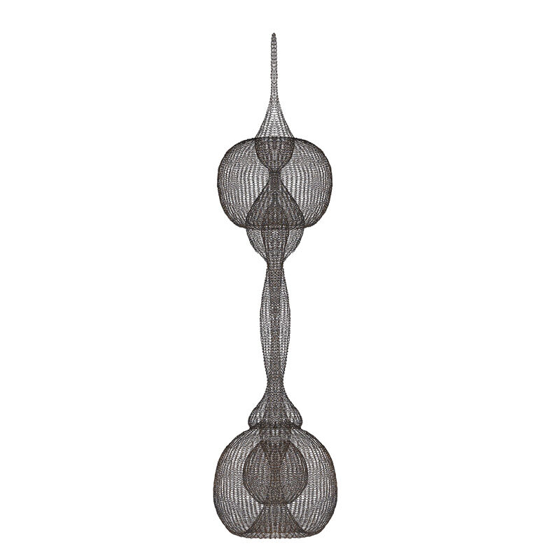 D'Lisa Creager, ‘Untitled hanging sculpture (0219-03), California’, 2019, Design/Decorative Art, Hand-woven copper wire, black finish, Rago/Wright/LAMA