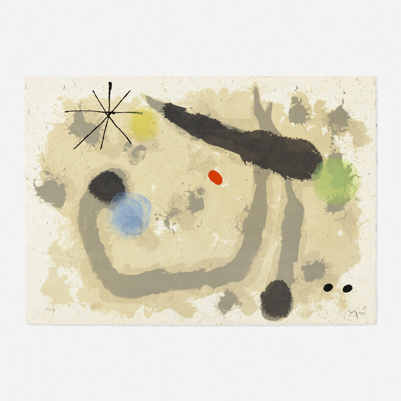 Joan Miró, ‘Le Lezard aux plumes d'or’, 1967, Print, Lithograph in colors, Rago/Wright/LAMA