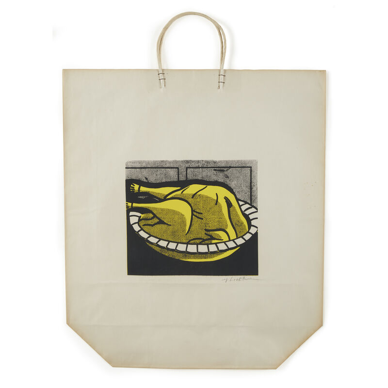 Roy Lichtenstein, ‘Turkey Shopping Bag’, 1964, Print, Color screenprint on paper bag with handles, Freeman's