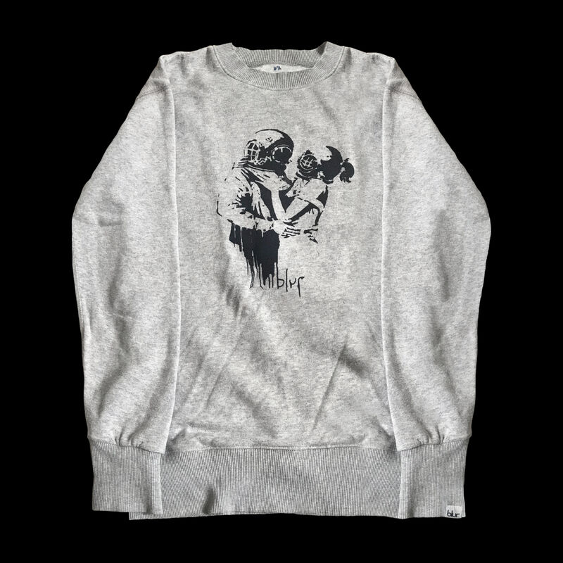 Banksy, ‘Think Tank’, 2003, Fashion Design and Wearable Art, Grey promotional sweatshirt, Tate Ward Auctions
