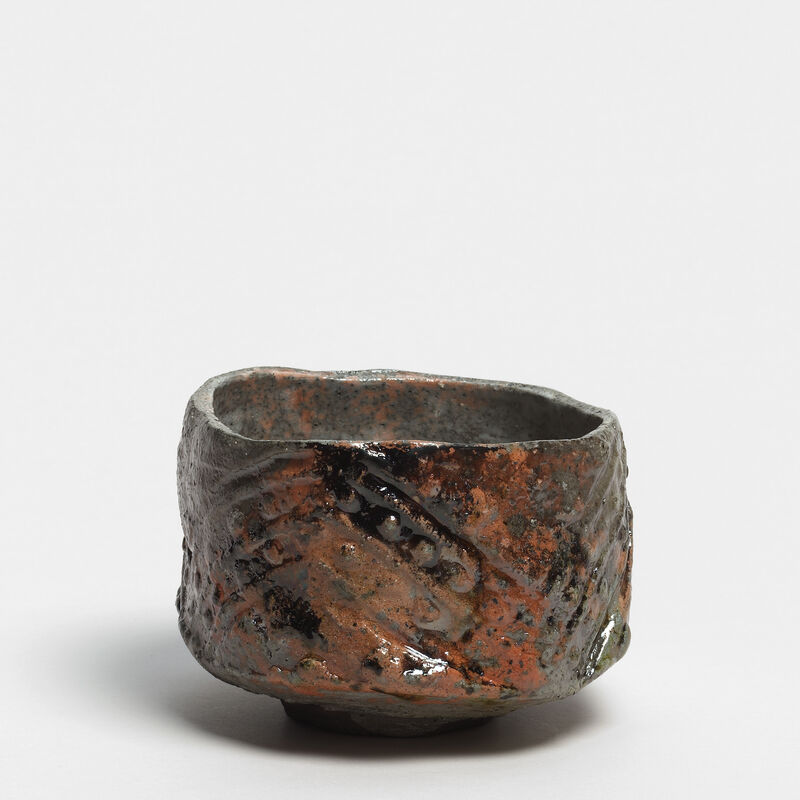 Tanimoto Kei, ‘Raku chawan (Raku tea bowl), iga aka-raku tetsue chawan ’, 2013, Other, Stoneware, painted with iron oxide, Japan Art - Galerie Friedrich Mueller