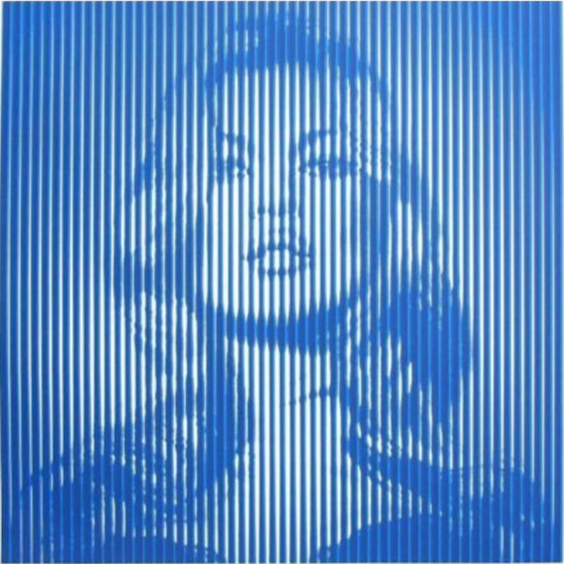 Mr. Brainwash, ‘FAME MOSS (BLUE)’, 2015, Print, A two colour screen print, hand finished on hand torn archival art paper, Carroll Art
