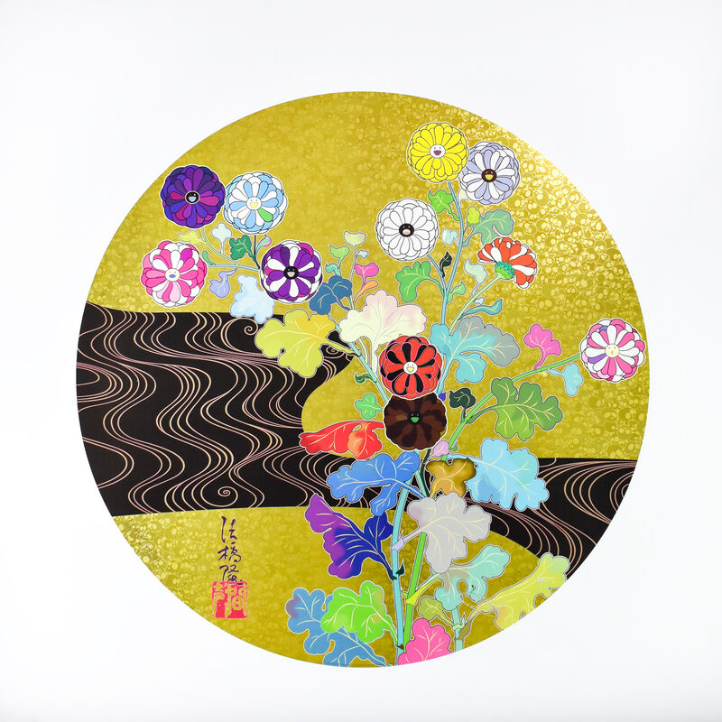 Takashi Murakami, ‘The Golden Age: Kōrin – Kansei’, 2020, Print, Offset print, cold stamp and high gloss varnishing, Lougher Contemporary