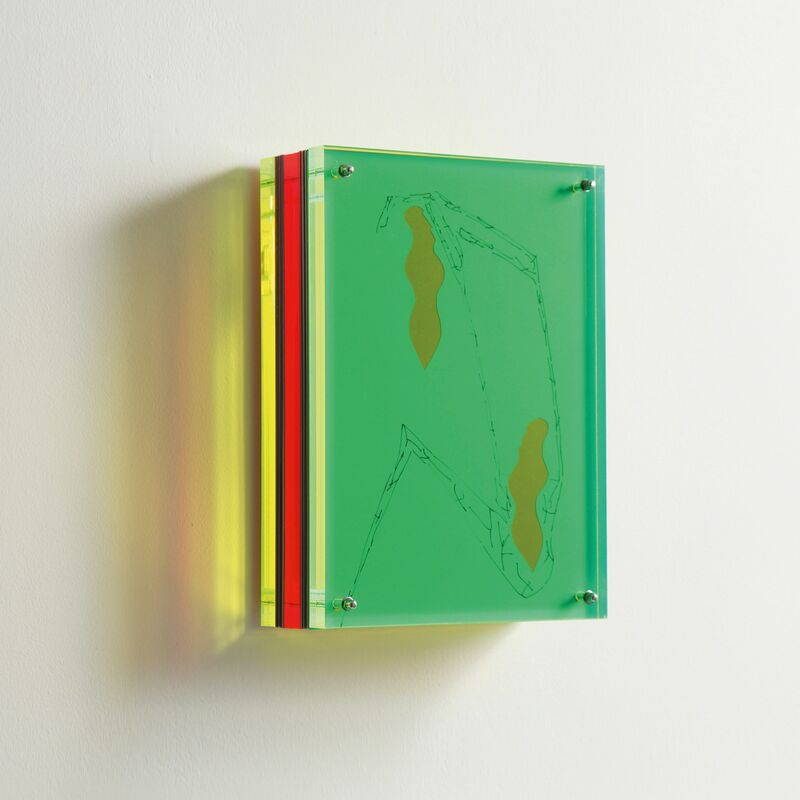 Francesco Candeloro, ‘Io Tu = tu io’, 2016, Mixed Media, Plexiglass, découpage and marker on paper and acetate, A arte Invernizzi
