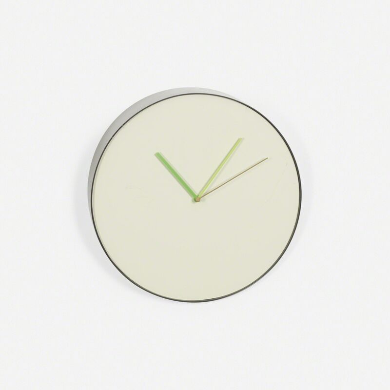Rich Brilliant Willing, ‘Bias wall clock’, 2010, Design/Decorative Art, Plastic, enameled aluminum, Rago/Wright/LAMA