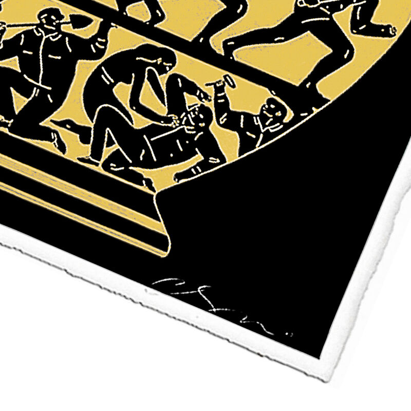 Cleon Peterson, ‘TRUMP 2017 (Black & Gold)’, 2017, Print, Screenprint in Black and Gold colors on 290 GSM Coventry Rag, Silverback Gallery