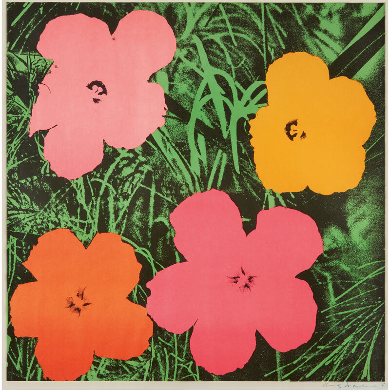 Andy Warhol, ‘Flowers’, 1964, Print, Color offset lithograph on wove paper, Freeman's