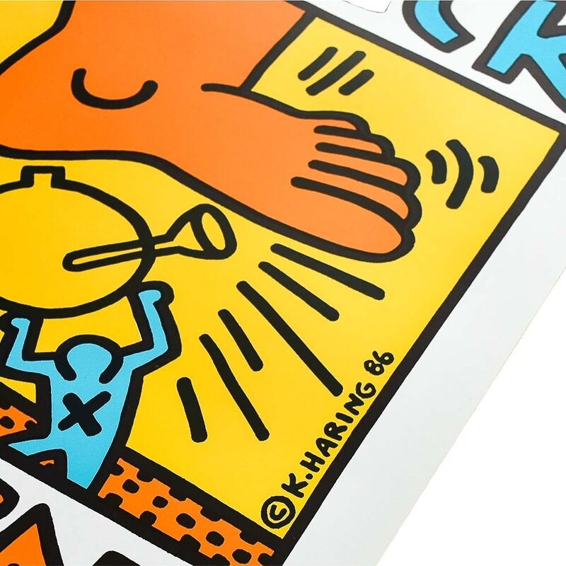 Keith Haring, ‘CRACK DOWN POSTER’, 1986, Ephemera or Merchandise, Offset lithograph printed in colors., Silverback Gallery