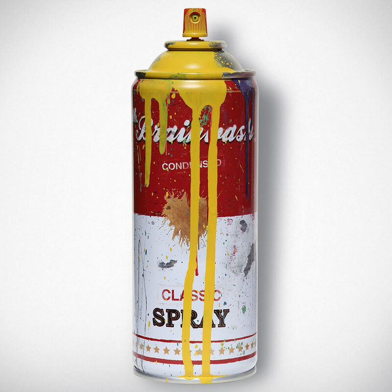 Mr. Brainwash, ‘Tomato Spray Can (Yellow)’, 2013, Sculpture, Spray paint on steel spray can, Imitate Modern