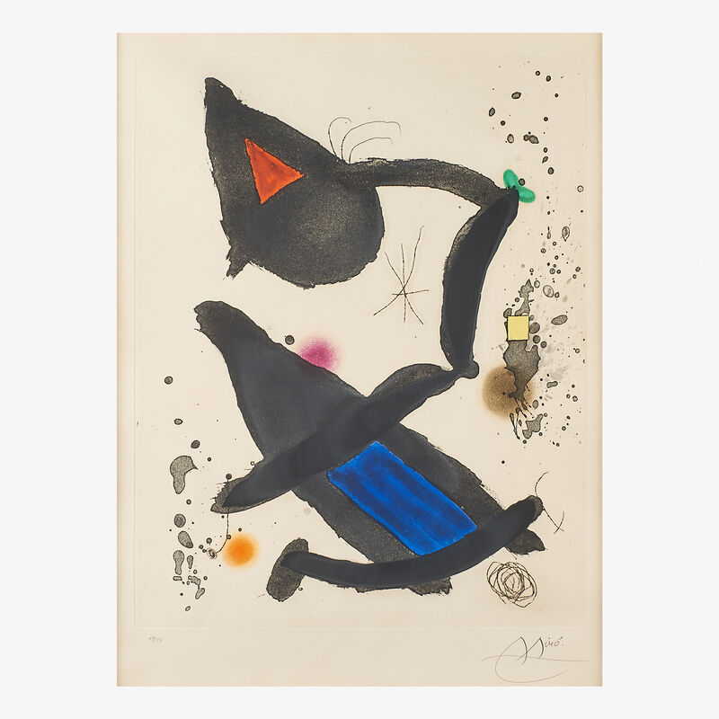 Joan Miró, ‘Le Roi David (King David)’, 1972, Print, Etching and aquatint in colors (framed), Rago/Wright/LAMA