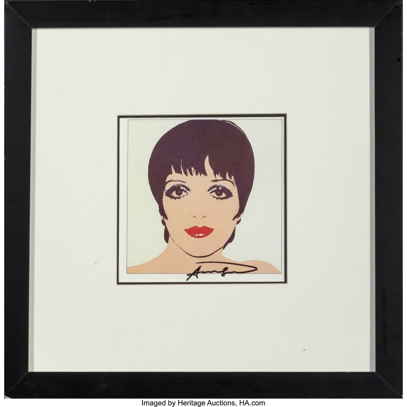 Andy Warhol, ‘Liza Minelli’, c. 1979, Print, Offset lithograph in colors on paper, Heritage Auctions