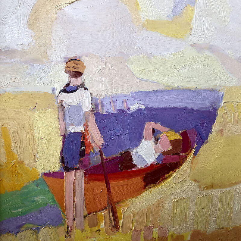 Julian Bailey, ‘Leaving Ridge’, ca. 2020, Painting, Oil on board, framed, Sladers Yard