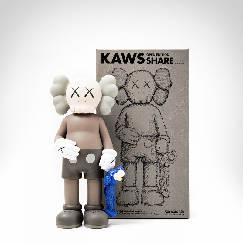 KAWS, ‘Share (Brown)’, 2020, Sculpture, Painted cast vinyl figure, Tate Ward Auctions