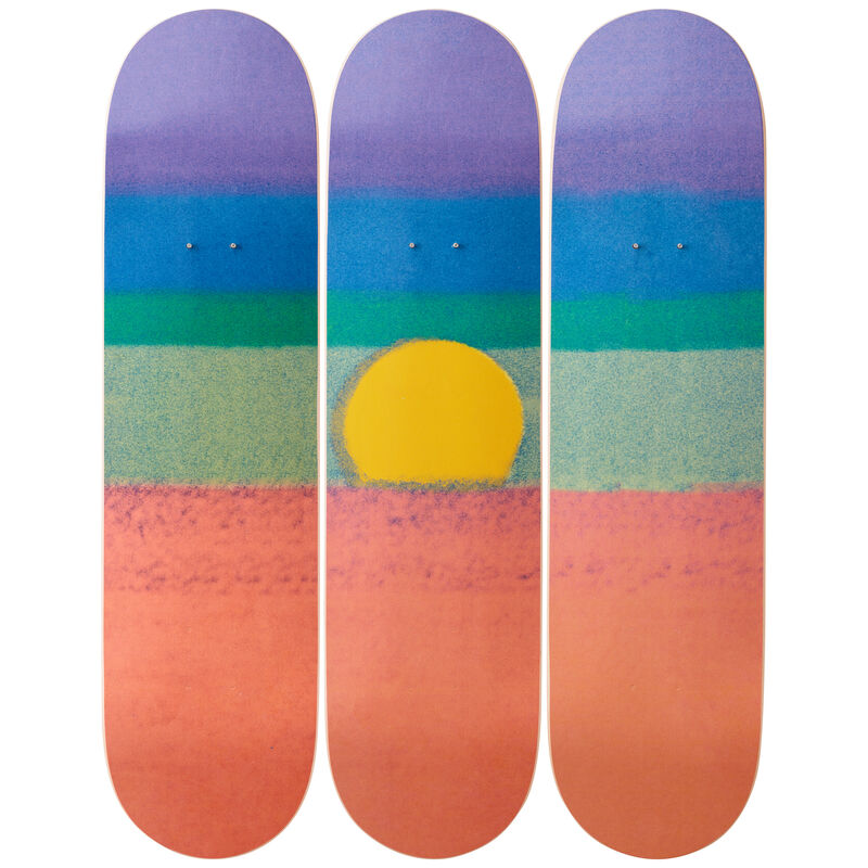 Andy Warhol, ‘Sunset (Orange) Skateboard Decks’, 2019, Design/Decorative Art, 7-ply Canadian Maplewood with screen-print, Artware Editions