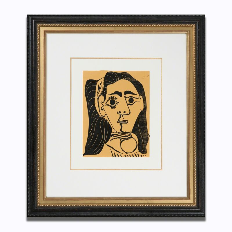 Pablo Picasso, ‘Femme aux cheveux flous’, 1962, Print, Linocut on Arches paper, Odon Wagner Gallery