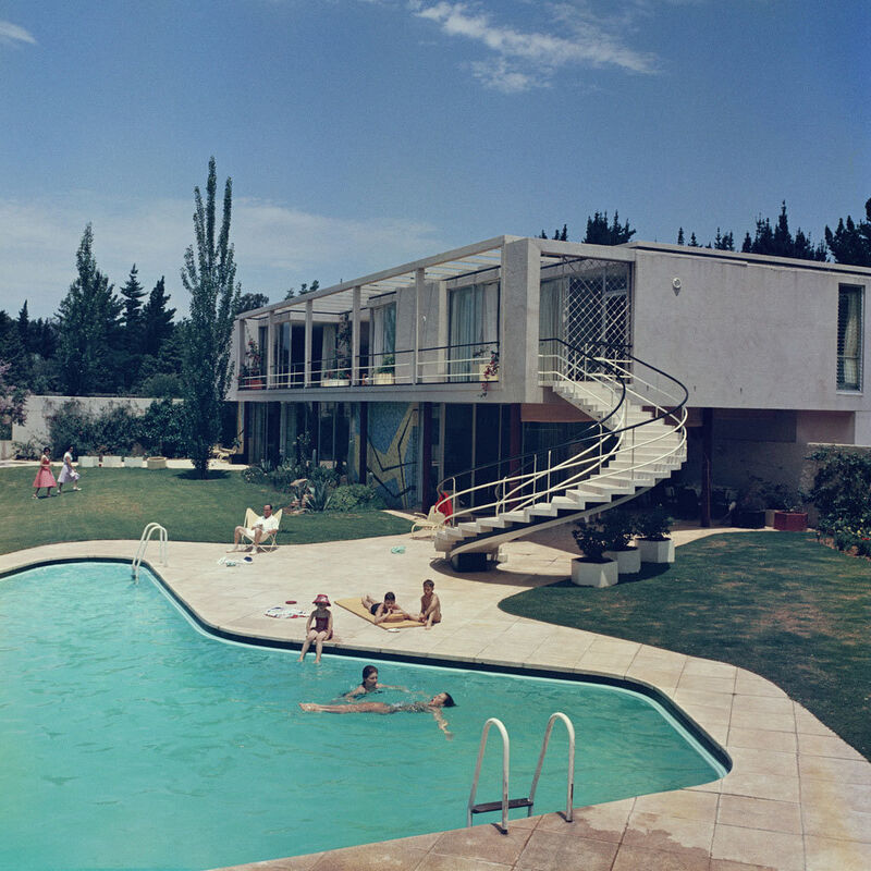 Slim Aarons, ‘South Africa Swimming Pool’, 1958, Photography, C print, IFAC Arts