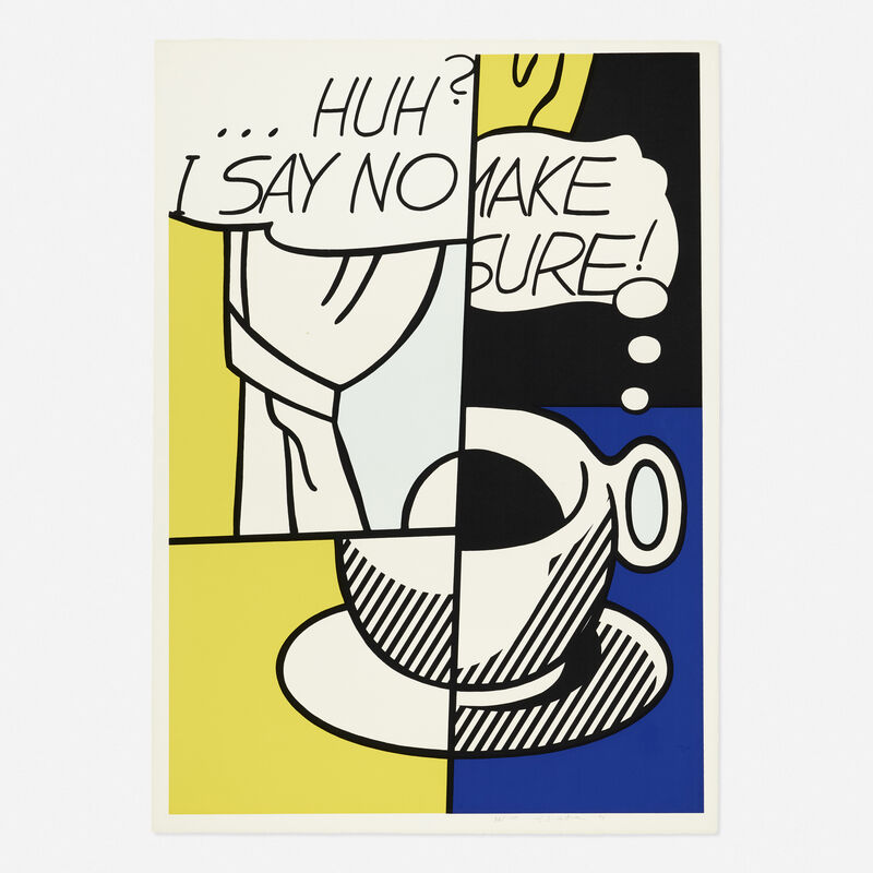 Roy Lichtenstein, ‘...Huh?’, 1976, Print, Screenprint in colors on Arches, Rago/Wright/LAMA