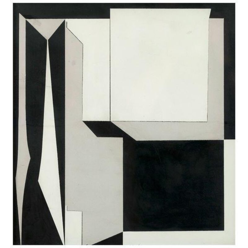 Victor Vasarely, ‘Akka’, 1949, Drawing, Collage or other Work on Paper, Gouache and mixed media on paper on board, Caviar20
