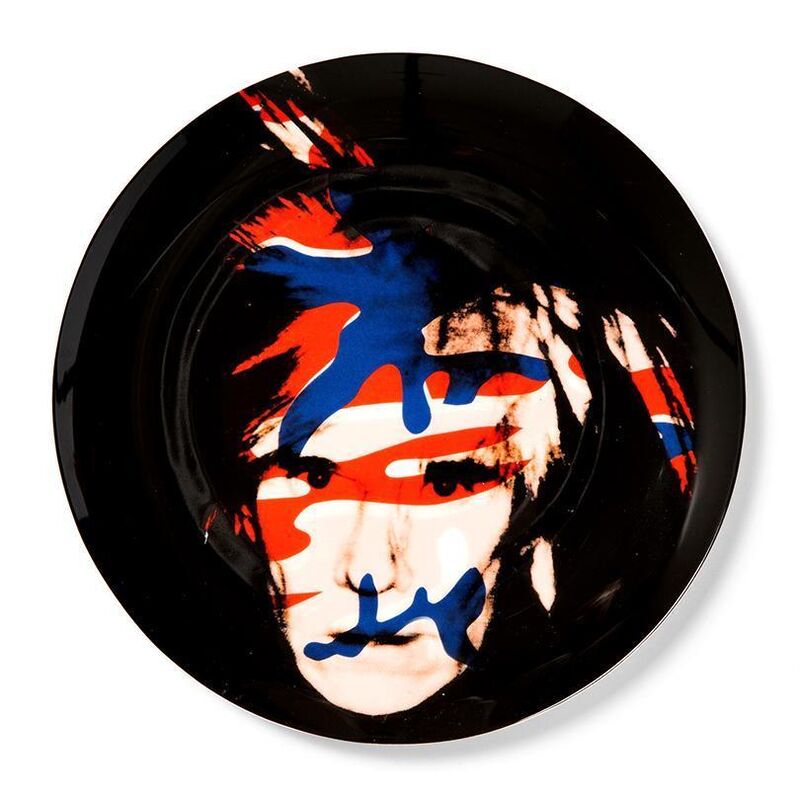 Andy Warhol, ‘Camouflage Self-Portrait, 1986 Plate’, 2020, Ephemera or Merchandise, Dishwasher and Microwave Safe Plate in Special Gift box, David Lawrence Gallery