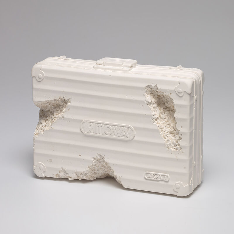 RIMOWA, ‘Eroded Attaché’, 2019, Sculpture, Cast hydrostone and glass multiple, contained in a black satin lined aluminium RIMOWA briefcase, with accompanying Owner's Manual and 5-year Rimowa Gurantee Certificate., Phillips