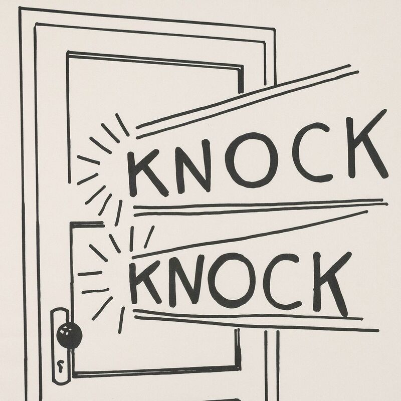Roy Lichtenstein, ‘Knock Knock’, 1975, Posters, Offset lithograph on fine paper, Caviar20