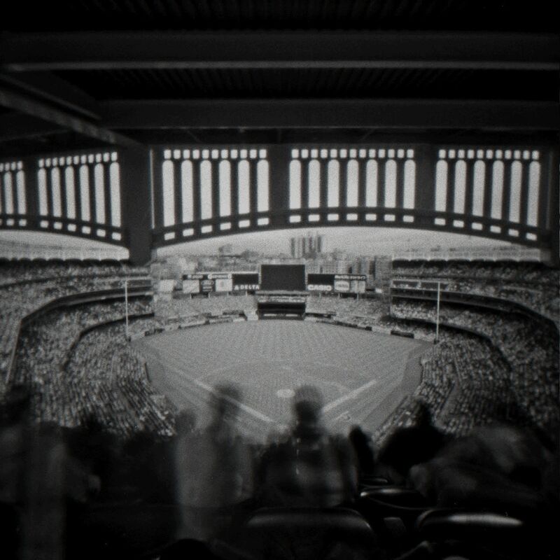 Cody S. Brothers, ‘Black & White Photography: 'Yankee Stadium, NY'’, 2016, Photography, Black & White Digital Chromogenic Print, Laminate, Black wood float frame, Ivy Brown Gallery