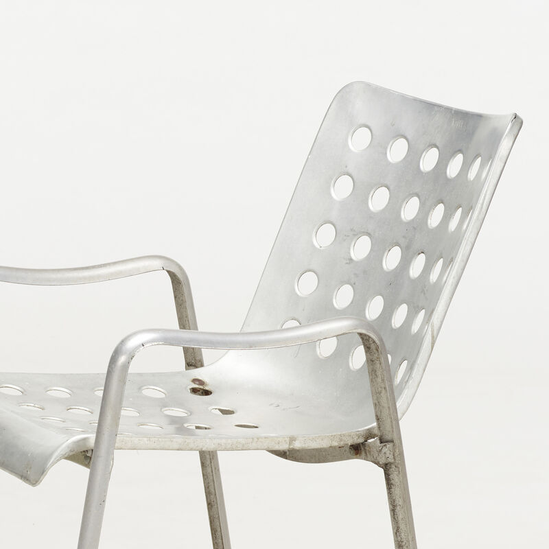 Hans Coray, ‘Landi armchairs, pair’, Design/Decorative Art, Aluminum, rubber, Rago/Wright/LAMA