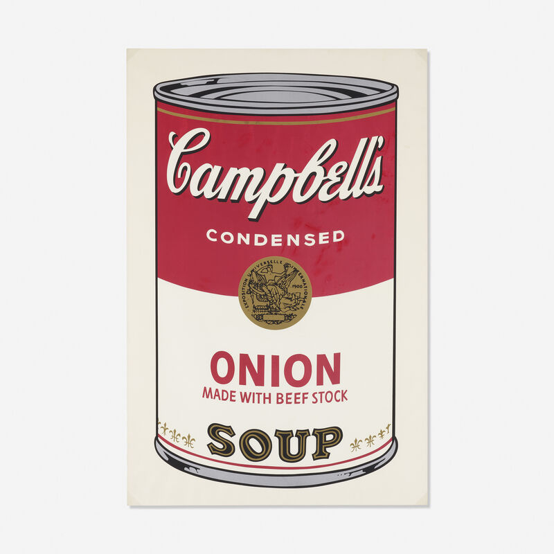 Andy Warhol, ‘Onion Soup Can from Campbell's Soup I’, 1968, Print, Screenprint in colors, Rago/Wright/LAMA