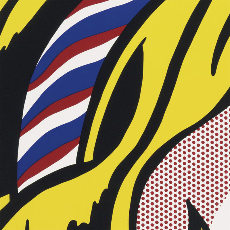 Roy Lichtenstein, ‘Parrish Art Museum (Girl with Hair Ribbon)’, 1982, Posters, 10 color screenprint on Arches wove paper, Petersburg Press 