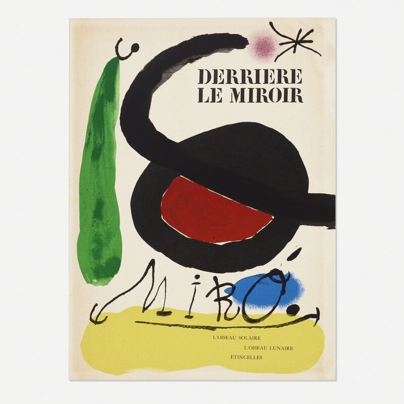 Joan Miró, ‘Derriere Le Miroir: L'Oiseau Solaire, L'Oiseau Lunaire - Etincelles’, 1967, Print, Lithograph on paper, printed paper, Rago/Wright/LAMA