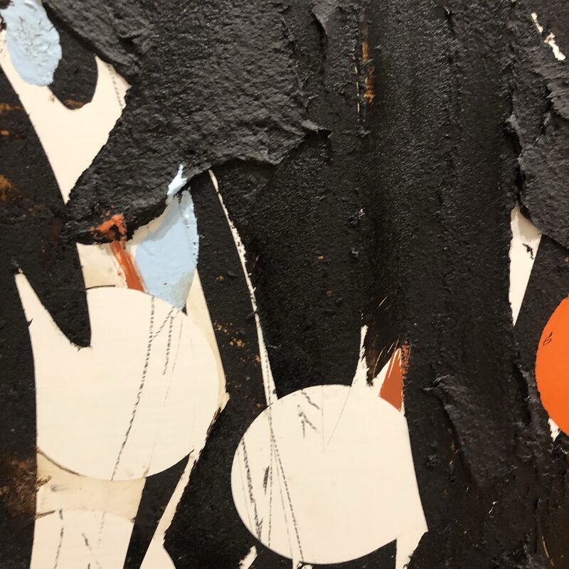 Donald Sultan, ‘Mimosa, June 14 2018’, 2018, Painting, Oil, enamel and vinyl on masonite, Galerie Andres Thalmann